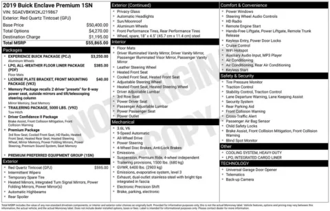 Photos of 2019 Buick Enclave Premium Group for sale in Atlantic, IA at Gregg Young Automotive of Atlantic - Chevrolet GMC