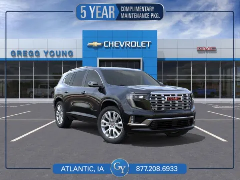 Black 2026 GMC Acadia Denali for sale in Atlantic, IA