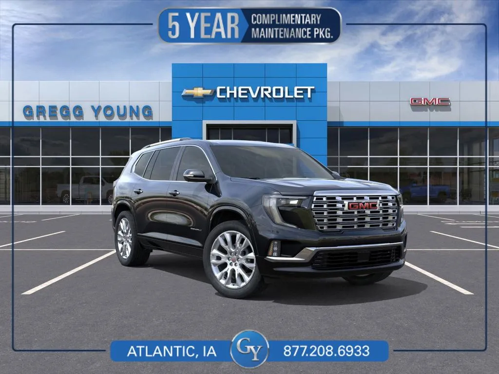 Black 2026 GMC Acadia Denali for sale in Atlantic, IA