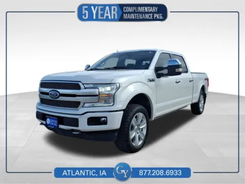 White 2018 Ford F-150 Platinum for sale in Atlantic, IA