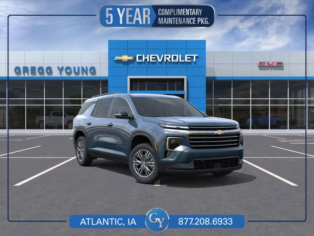 Blue 2026 Chevrolet Traverse LT for sale in Atlantic, IA