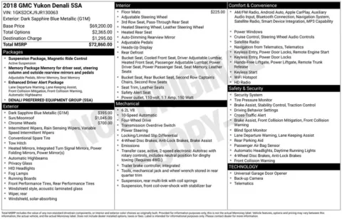 Photos of 2018 GMC Yukon Denali for sale in Atlantic, IA at Gregg Young Automotive of Atlantic - Chevrolet GMC