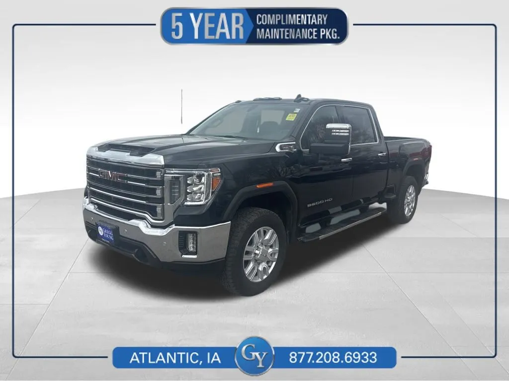 Black 2021 GMC Sierra 2500HD SLT for sale in Atlantic, IA