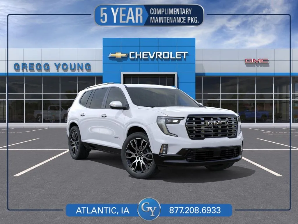 White 2026 GMC Acadia Denali Ultimate for sale in Atlantic, IA