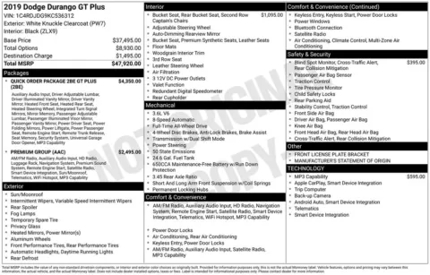 Photos of 2019 Dodge Durango GT Plus for sale in Atlantic, IA at Gregg Young Chevrolet GMC Atlantic