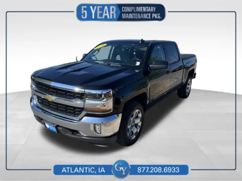 Black 2018 Chevrolet Silverado 1500 LT for sale in Atlantic, IA
