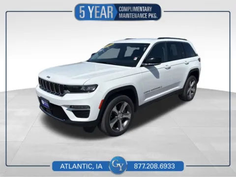 White 2023 Jeep Grand Cherokee Limited for sale in Atlantic, IA