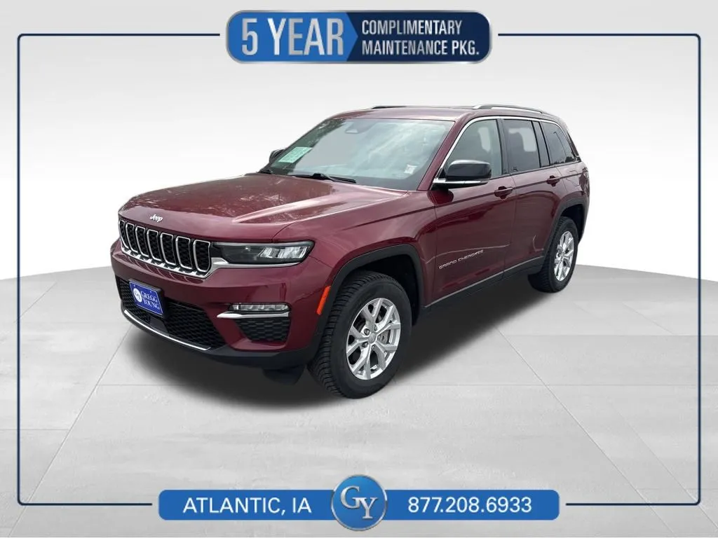 Red 2023 Jeep Grand Cherokee Limited for sale in Atlantic, IA