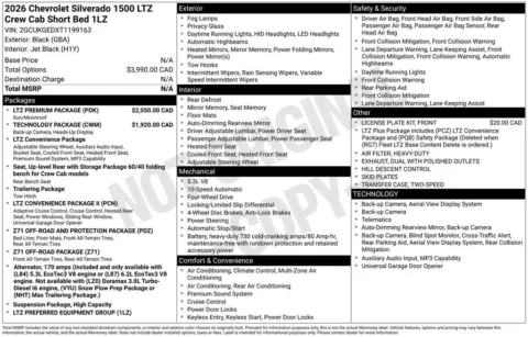 Photos of 2026 Chevrolet Silverado 1500 LTZ for sale in Atlantic, IA at Gregg Young Chevrolet GMC Atlantic