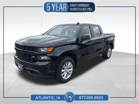 Black 2021 Chevrolet Silverado 1500 Custom for sale in Atlantic, IA