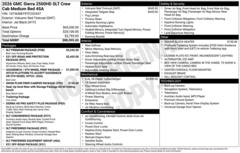 Photos of 2026 GMC Sierra 2500HD SLT for sale in Atlantic, IA at Gregg Young Chevrolet GMC Atlantic