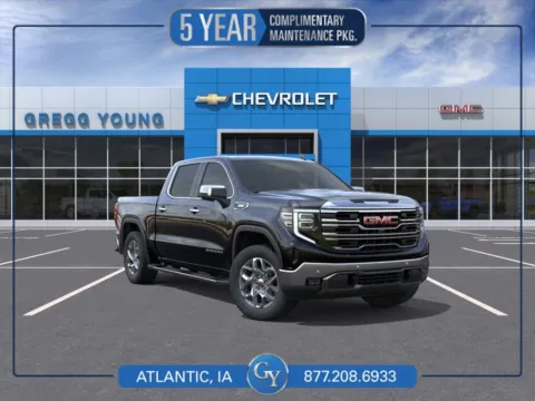 Black 2026 GMC Sierra 1500 SLT for sale in Atlantic, IA