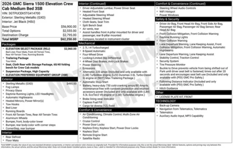 Photos of 2026 GMC Sierra 1500 Elevation for sale in Atlantic, IA at Gregg Young Chevrolet GMC Atlantic