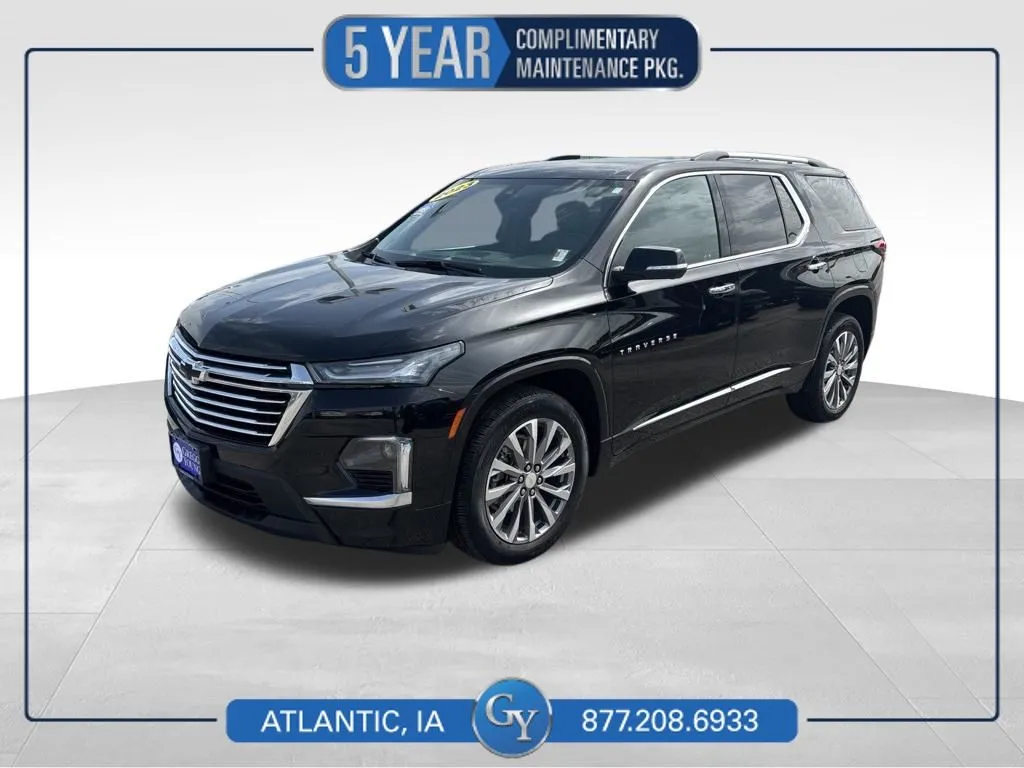 Black 2023 Chevrolet Traverse Premier for sale in Atlantic, IA