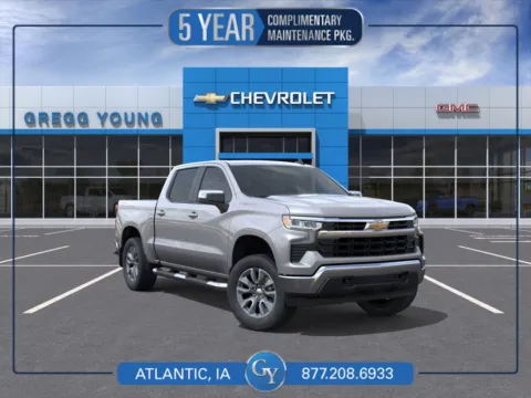 Gray 2026 Chevrolet Silverado 1500 LT for sale in Atlantic, IA