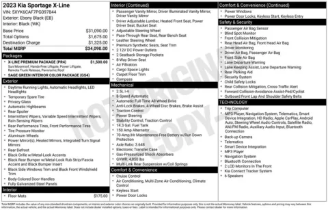 Photos of 2023 Kia Sportage X-Line for sale in Atlantic, IA at Gregg Young Chevrolet GMC Atlantic