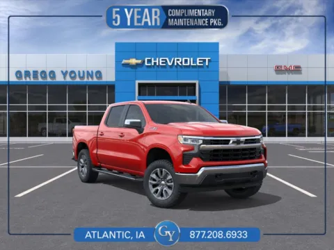 Red 2026 Chevrolet Silverado 1500 LT for sale in Atlantic, IA