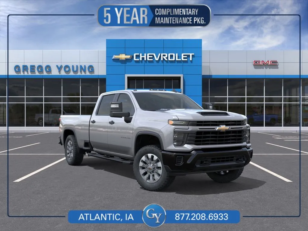 Gray 2026 Chevrolet Silverado 2500 HD Custom for sale in Atlantic, IA