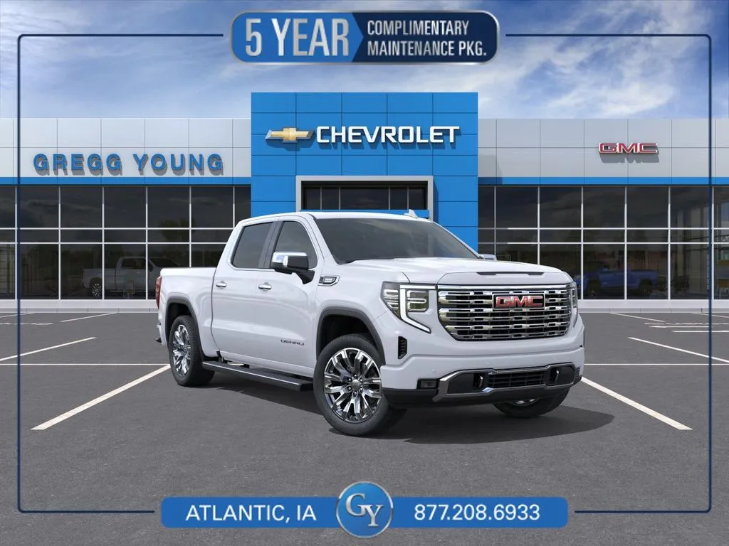 White 2026 GMC Sierra 1500 Denali for sale in Atlantic, IA