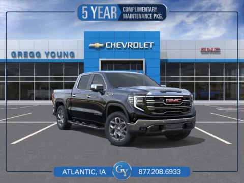 Black 2026 GMC Sierra 1500 SLT for sale in Atlantic, IA