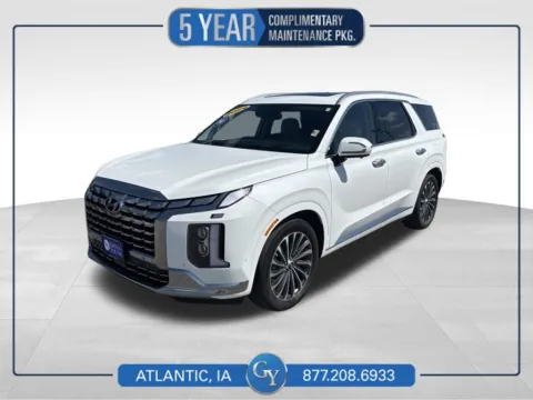 White 2024 Hyundai Palisade Calligraphy for sale in Atlantic, IA