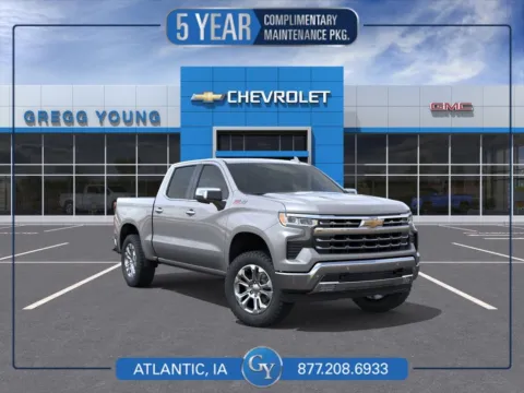 Gray 2026 Chevrolet Silverado 1500 LTZ for sale in Atlantic, IA