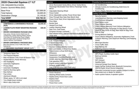 Photos of 2020 Chevrolet Equinox LT for sale in Atlantic, IA at Gregg Young Chevrolet GMC Atlantic
