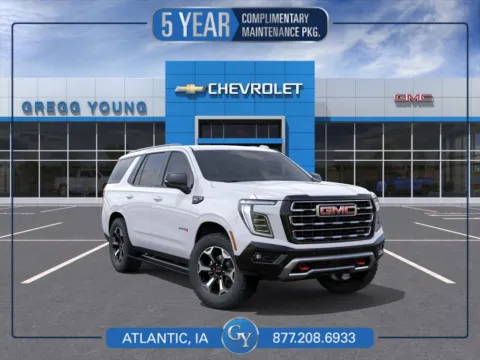 White 2026 GMC Yukon AT4 for sale in Atlantic, IA