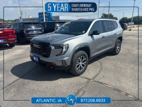 Gray 2024 GMC Acadia AT4 for sale in Atlantic, IA