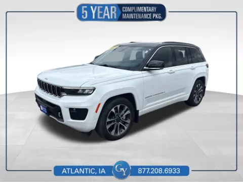 White 2024 Jeep Grand Cherokee Overland for sale in Atlantic, IA