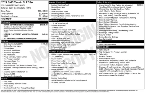 Photos of 2021 GMC Terrain SLE for sale in Atlantic, IA at Gregg Young Chevrolet GMC Atlantic