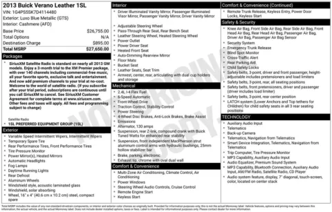 Photos of 2013 Buick Verano Leather Group for sale in Atlantic, IA at Gregg Young Chevrolet GMC Atlantic