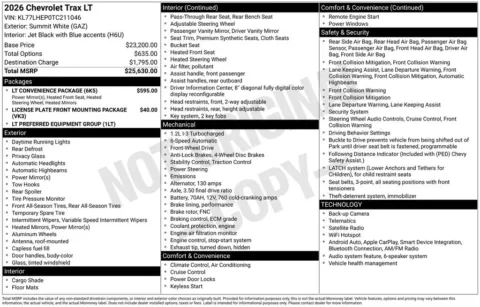 Another view of 2026 Chevrolet Trax LT for sale in Atlantic, IA at Gregg Young Chevrolet GMC Atlantic