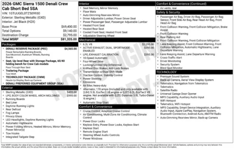 Photos of 2026 GMC Sierra 1500 Denali for sale in Atlantic, IA at Gregg Young Chevrolet GMC Atlantic