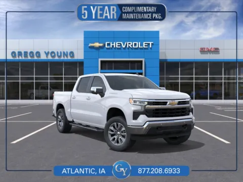 White 2026 Chevrolet Silverado 1500 LT for sale in Atlantic, IA