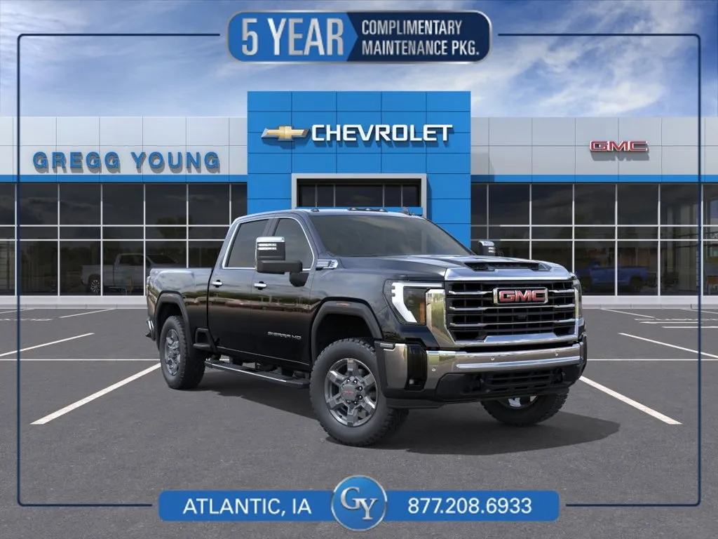 Black 2026 GMC Sierra 2500 HD SLT for sale in Atlantic, IA