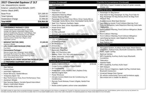 Photos of 2027 Chevrolet Equinox LT for sale in Atlantic, IA at Gregg Young Chevrolet GMC Atlantic