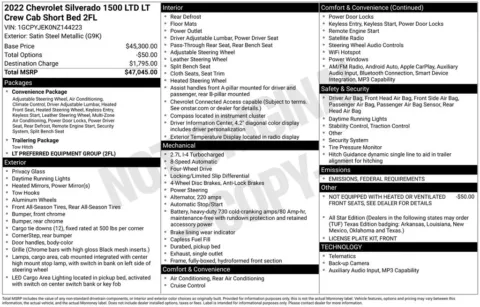 Photos of 2022 Chevrolet Silverado 1500 LTD LT for sale in Atlantic, IA at Gregg Young Automotive of Atlantic - Chevrolet GMC