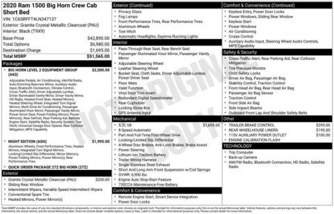 Photos of 2020 Ram 1500 Big Horn/Lone Star for sale in Atlantic, IA at Gregg Young Automotive of Atlantic - Chevrolet GMC