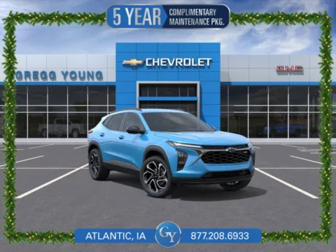 Blue 2025 Chevrolet Trax 2RS for sale in Atlantic, IA