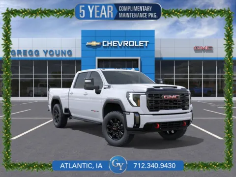 White 2025 GMC Sierra 2500HD AT4 for sale in Atlantic, IA