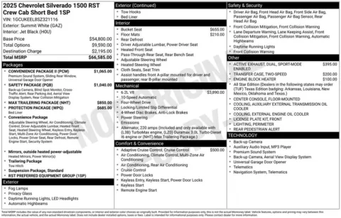 Photos of 2025 Chevrolet Silverado 1500 RST for sale in Atlantic, IA at Gregg Young Chevrolet GMC Atlantic