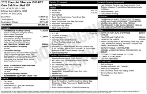 Photos of 2025 Chevrolet Silverado 1500 RST for sale in Atlantic, IA at Gregg Young Automotive of Atlantic - Chevrolet GMC