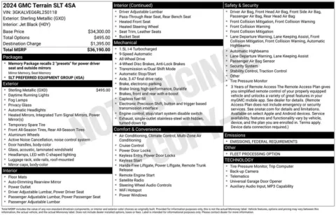 Photos of 2024 GMC Terrain SLT for sale in Atlantic, IA at Gregg Young Automotive of Atlantic - Chevrolet GMC