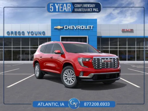 Red 2026 GMC Acadia Denali for sale in Atlantic, IA