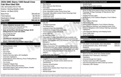 Photos of 2026 GMC Sierra 1500 Denali for sale in Atlantic, IA at Gregg Young Automotive of Atlantic - Chevrolet GMC