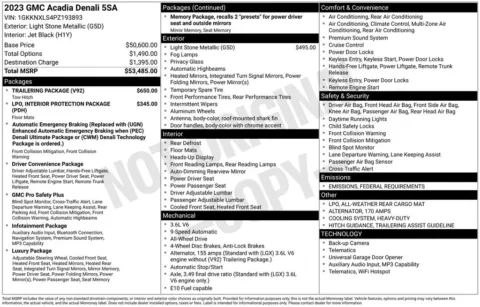 Photos of 2023 GMC Acadia Denali for sale in Atlantic, IA at Gregg Young Automotive of Atlantic - Chevrolet GMC