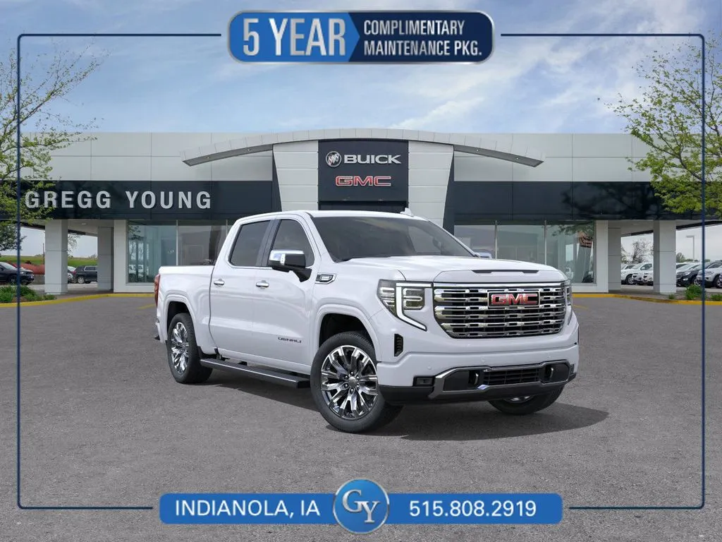 White 2026 GMC Sierra 1500 Denali for sale in Indianola, IA