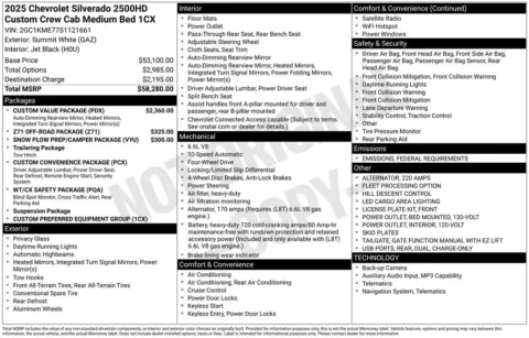 Photos of 2025 Chevrolet Silverado 2500HD Custom for sale in Indianola, IA at Gregg Young Buick GMC Indianola