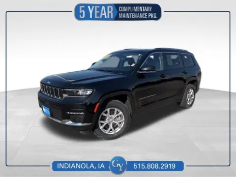 Black 2022 Jeep Grand Cherokee L Limited for sale in Indianola, IA